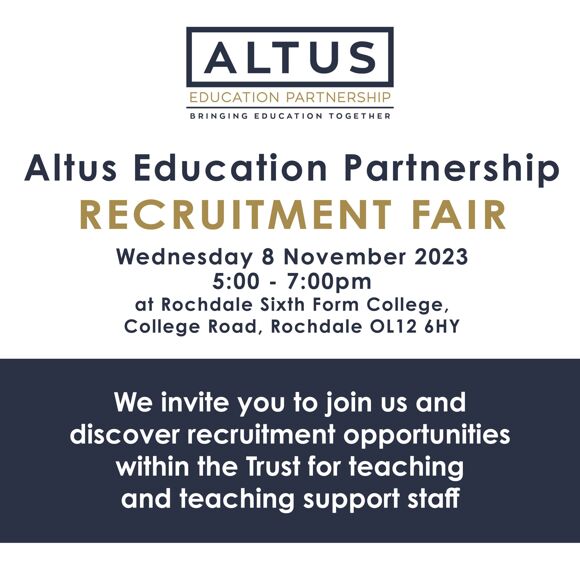 Recruitment Fair Announcements Altus Education Partnership